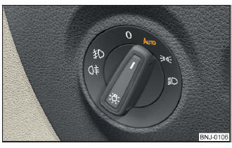 Fig. 56 Interruttore luci: posizione