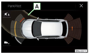 Fig. 221 Visualizzazione sullo schermo