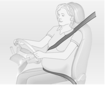 Utilizzo della cintura di sicurezza durante la gravidanza