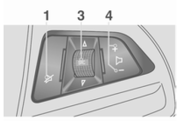 Comandi audio sul volante