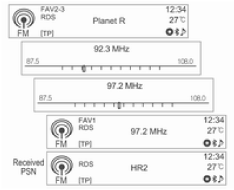 Ascolto di una stazione radio o DAB