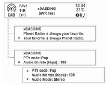 Ascolto di una stazione radio o DAB