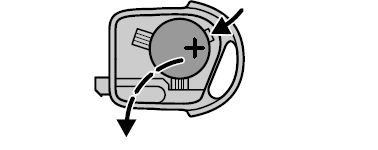 Sostituzione della batteria del telecomando