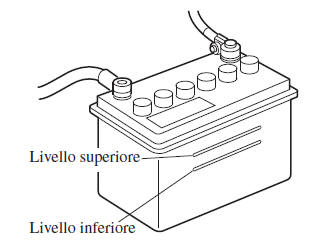 Controllo livello elettrolita*