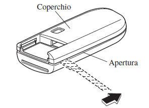 Sostituzione batteria chiave