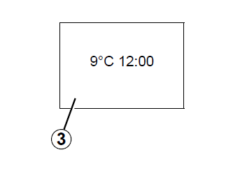 Ora e temperatura esterna