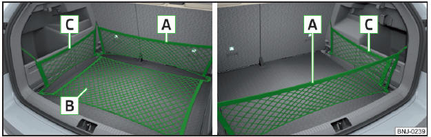 Fig. 103 Esempi di fissaggio per le reti