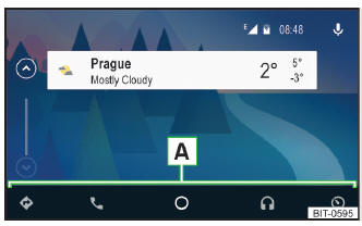 Fig. 176 Android Auto: Menu principale