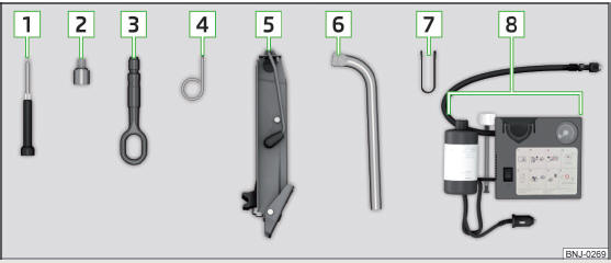 Fig. 270 Attrezzatura di bordo